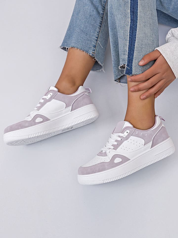Sixth Sens Sneakers in Grau/ Weiß günstig kaufen