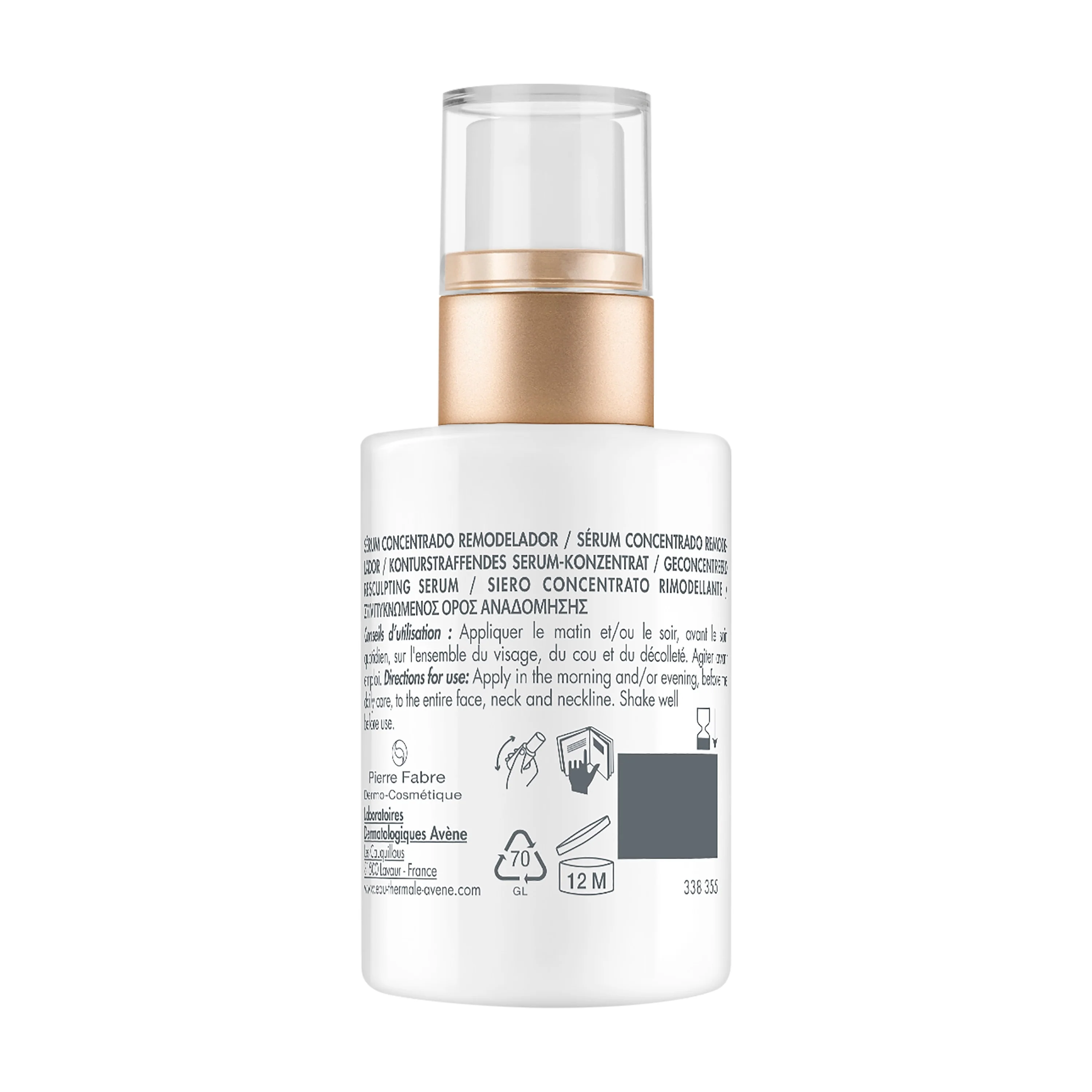 Sérum Remodelador Concentrado DermAbsolu - Sérum facial antiarrugas, sérum facial de efecto global
