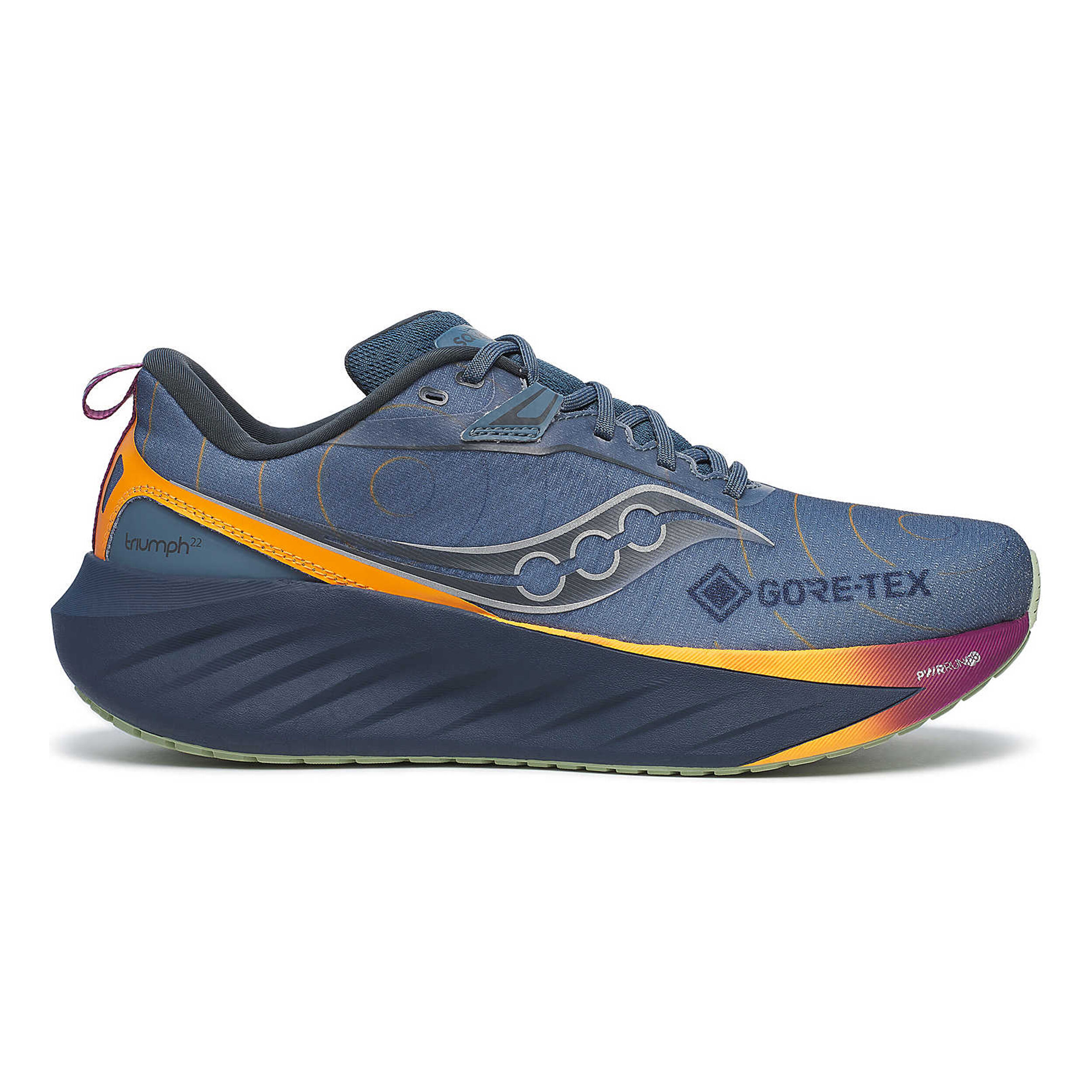 Triumph 22 GTX Neutralschuh Herren - Blaugrau, Orange