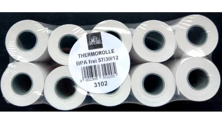 OMEGA Thermorolle 57/30/12mm 9m 10 Rollen