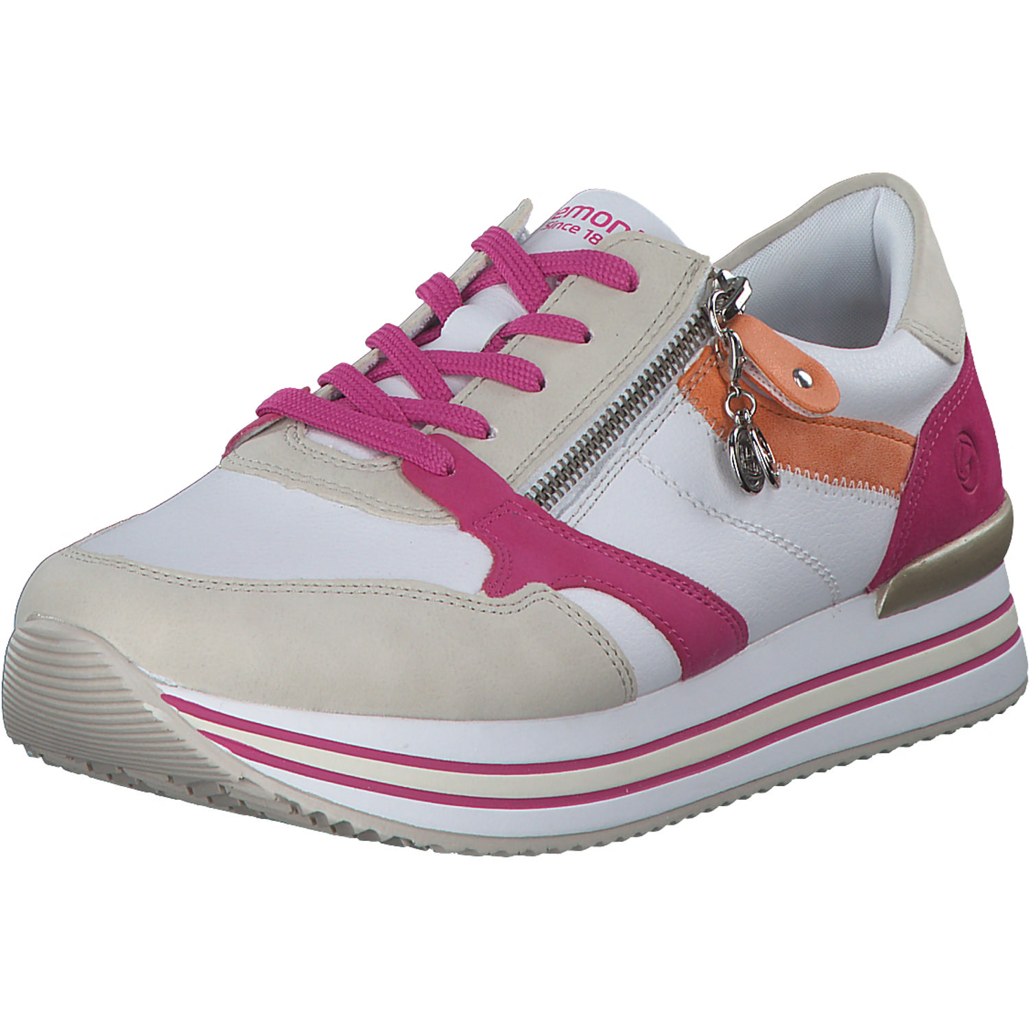 Remonte D1323, Schnürschuhe, Damen, Weiß