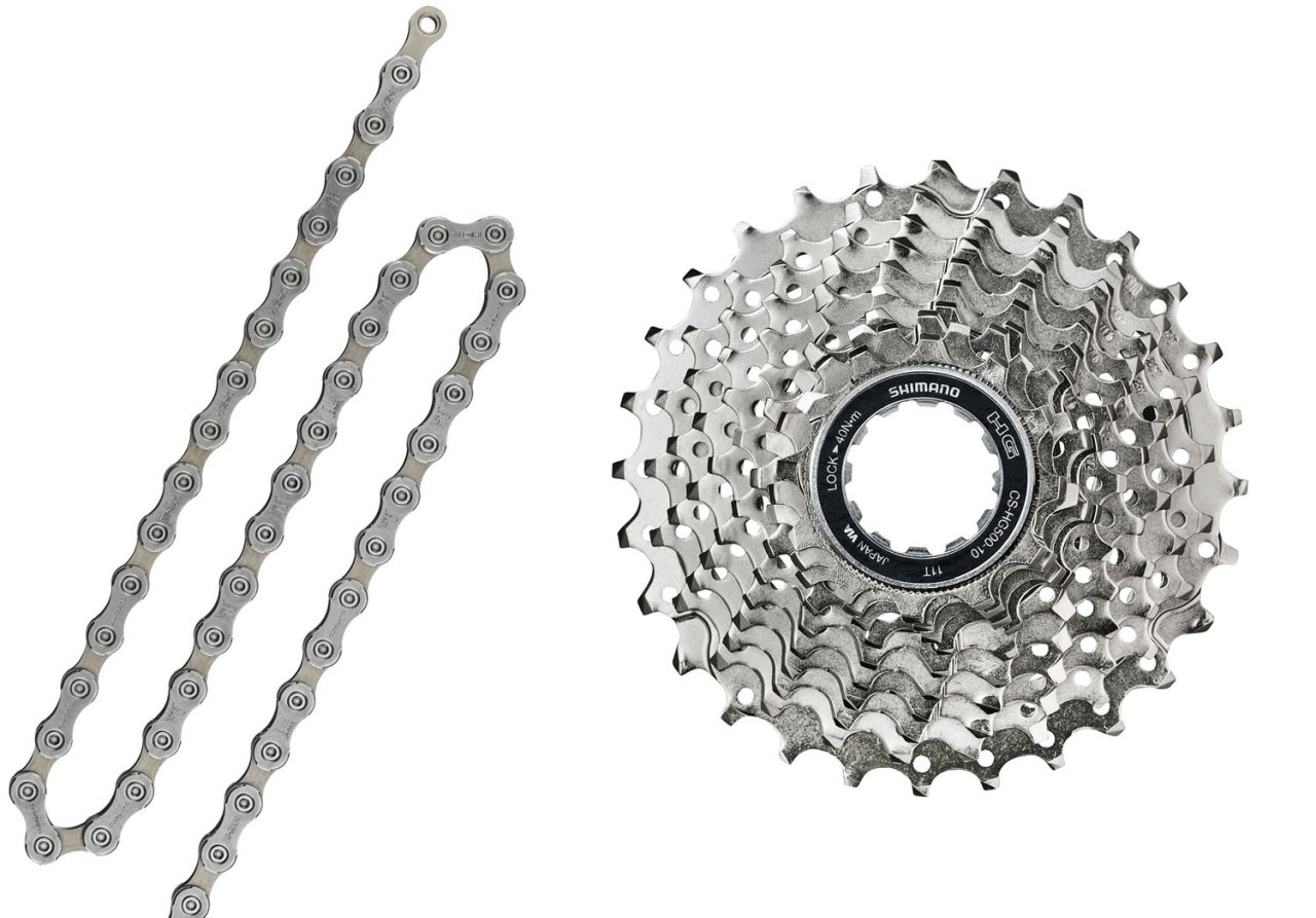 Shimano CN-HG54+CS-HG500 10-fach Verschleissset 11-25 kaufen | Bike-Discount