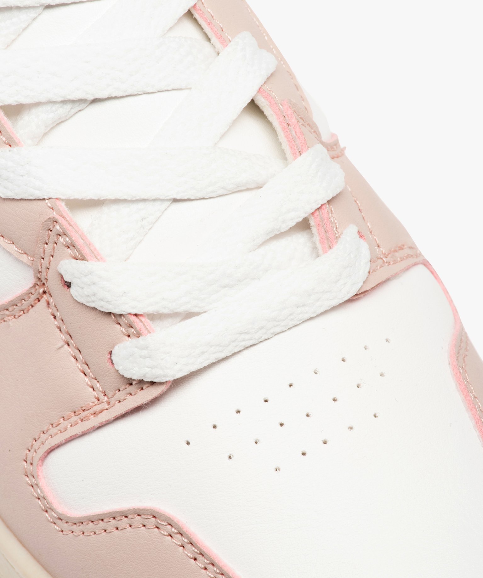 Baskets mid bicolores femme blanc | GEMO