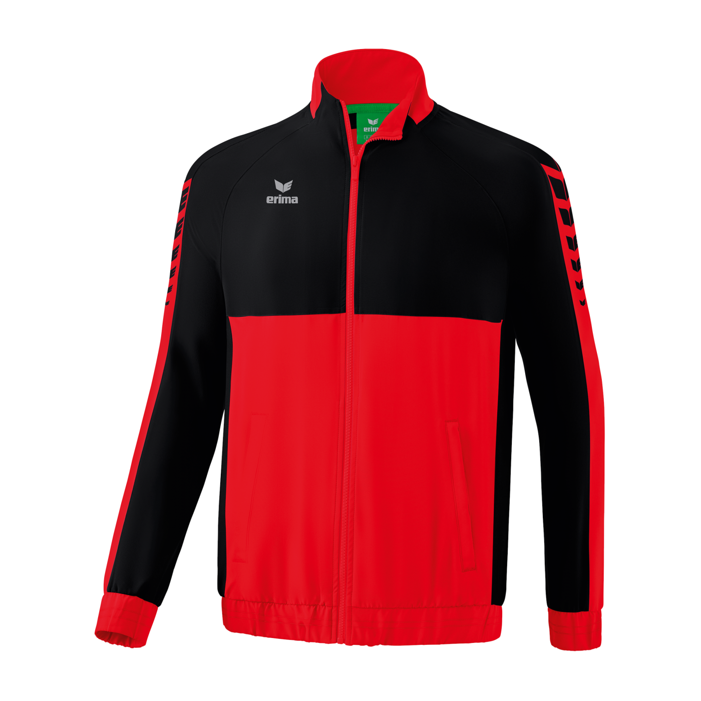 Erima Six Wings Präsentationsjacke Rot Schwarz