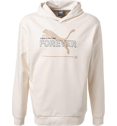 PUMA, Hoodie, Baumwolle, hellbeige
