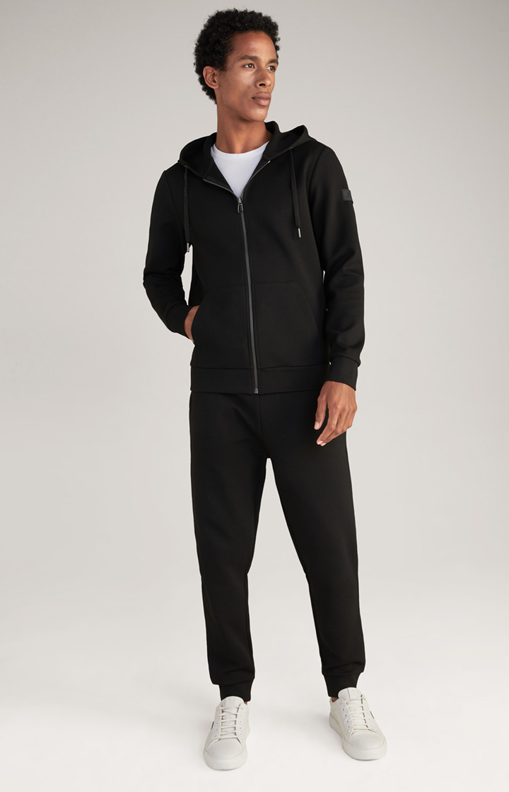 Sweatjacke Stratos in Schwarz