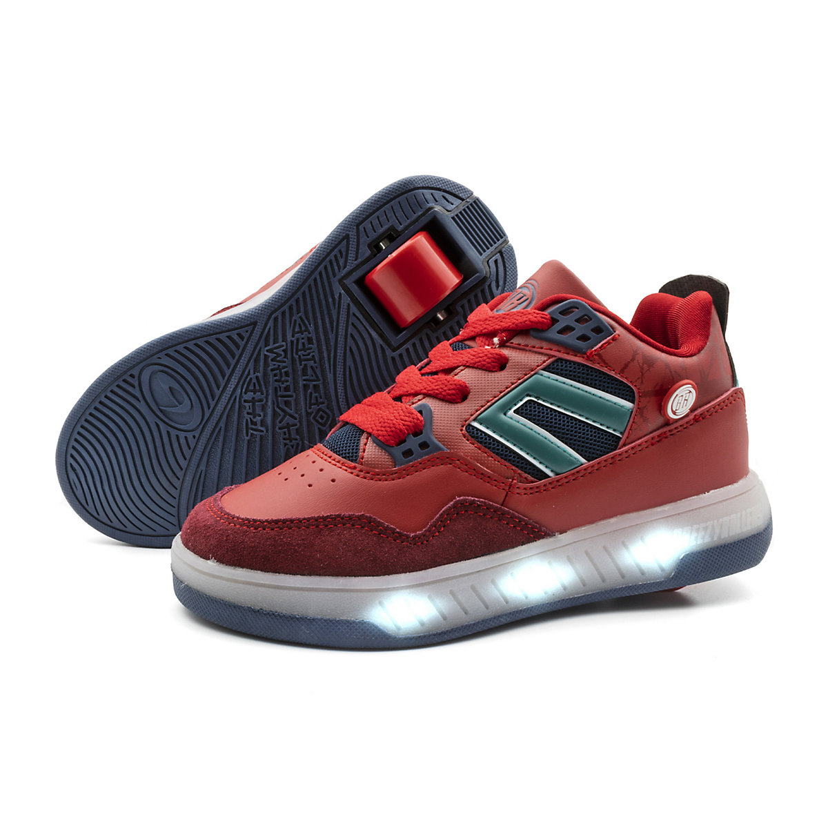 Schuhe mit Rollen 