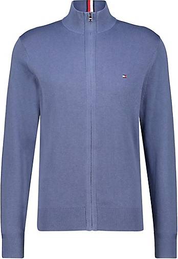 TOMMY HILFIGER Herren Strickjacke mit Bio-Baumwolle Regular Fit
