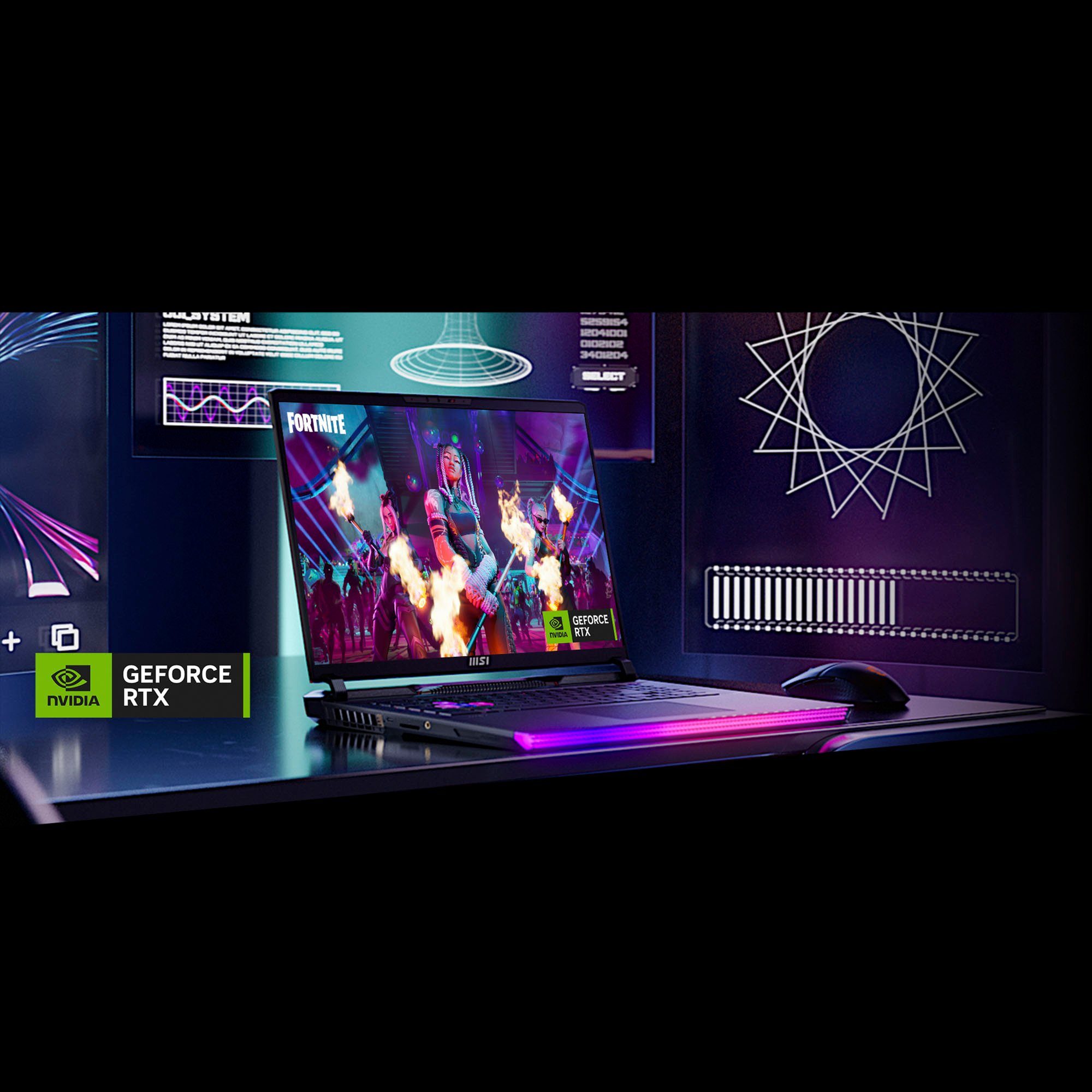 MSI Raider GE68 HX 13VG-037 Gaming-Notebook (40,6 cm/16 Zoll, Intel Core i7 13700HX, GeForce RTX 4070, 2000 GB SSD)