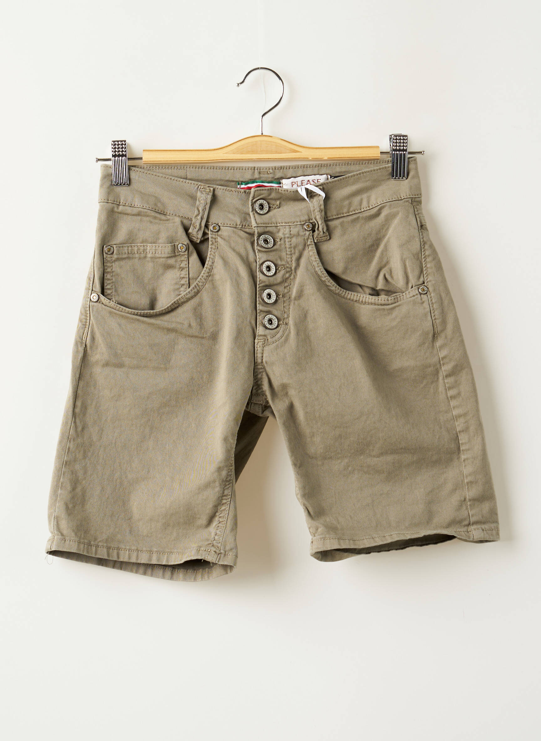 Please Shorts 1 Femme couleur vert