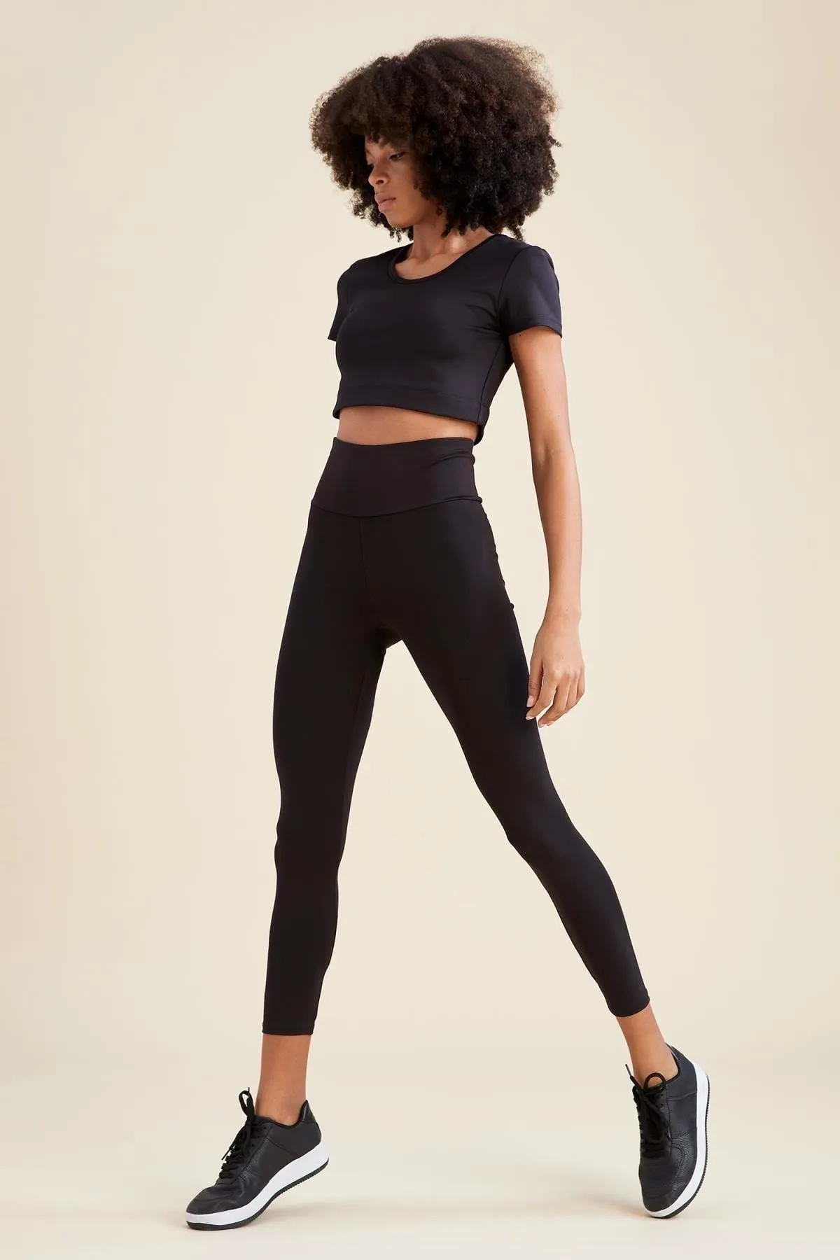 DeFacto  Passform: Standard-Fit-Sportstrumpfhose mit hoher Taille