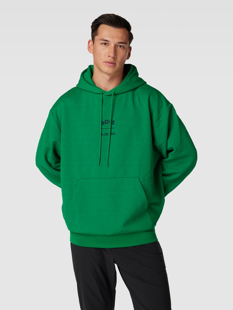 Hoodie mit Känguru-Tasche Modell 'Sly AJ' in hellgrün