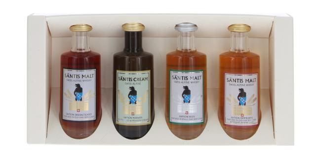 Miniatursortiment Säntis 0,16 l·38,2 % vol