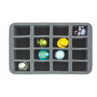 70 mm Half-Size Schaumstoff für 16 Krosmaster Figuren