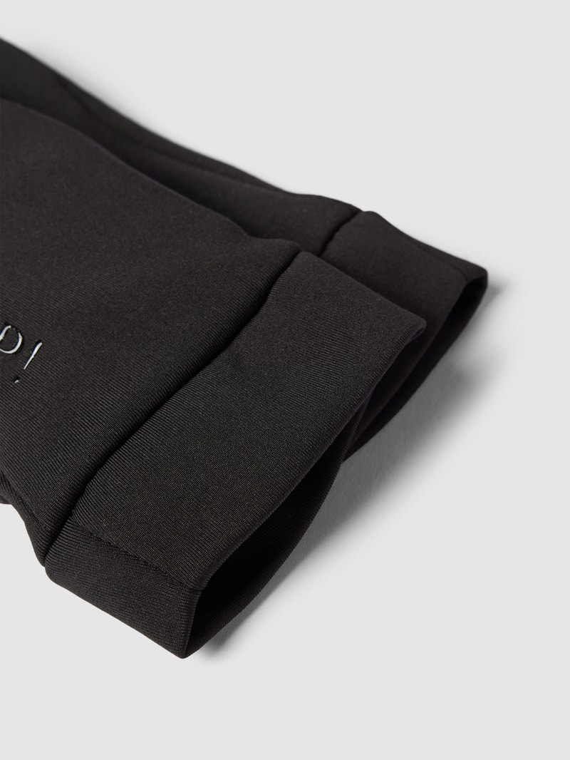 Handschuhe mit Label-Detail Modell 'i-Touch' in schwarz