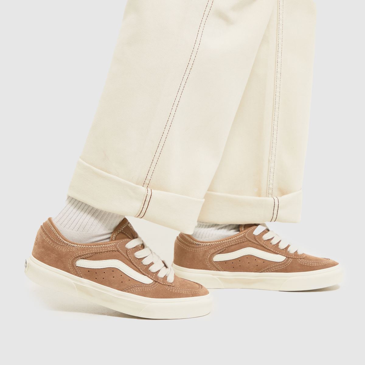 Vans – Rowley – Klassiska bruna sneakers