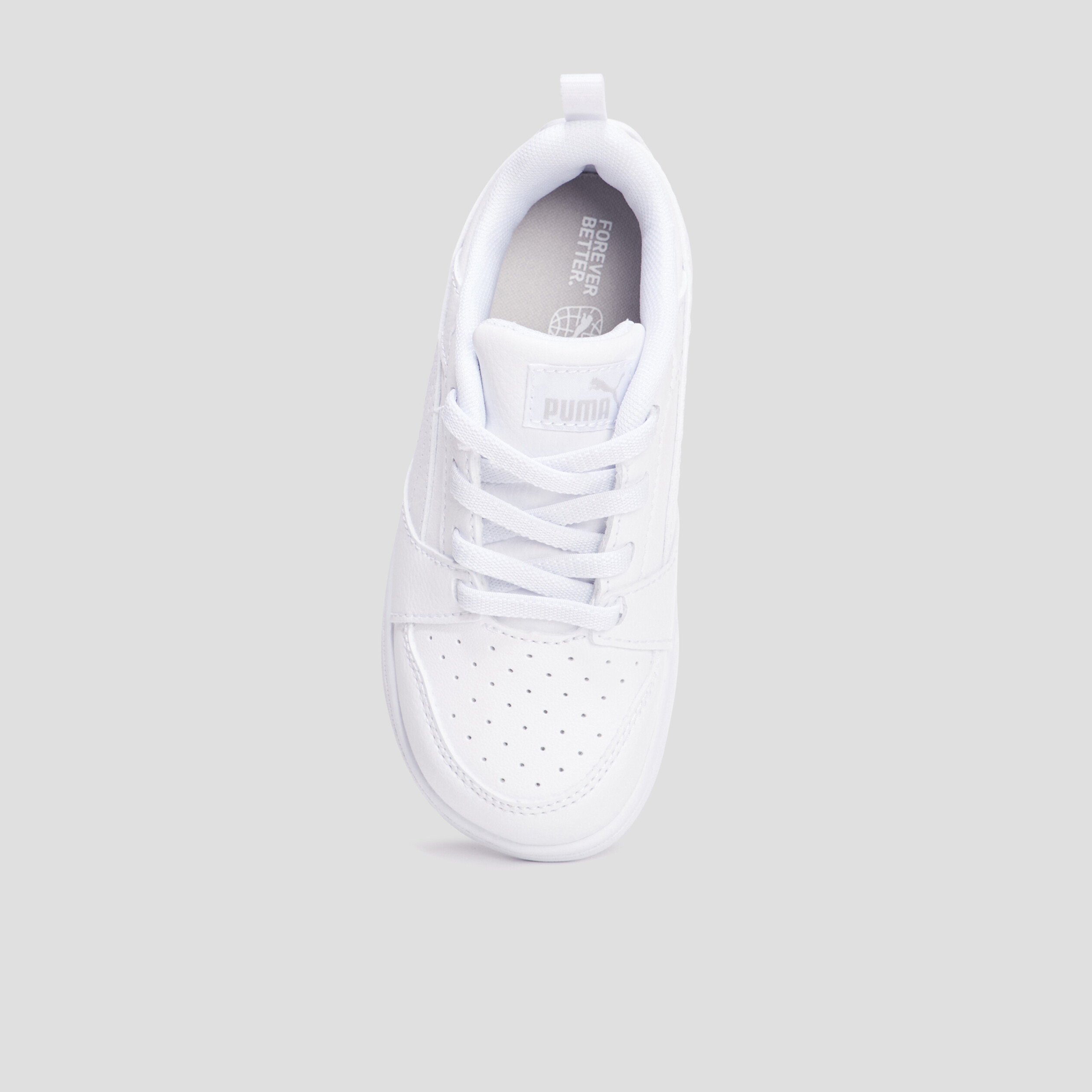 Tennis basses Puma Rebound Joy blanc fille | La Halle