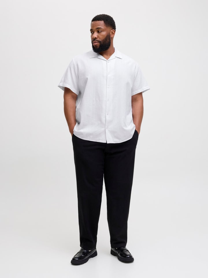 JACK & JONES PLUS Hemd in Bright White günstig kaufen