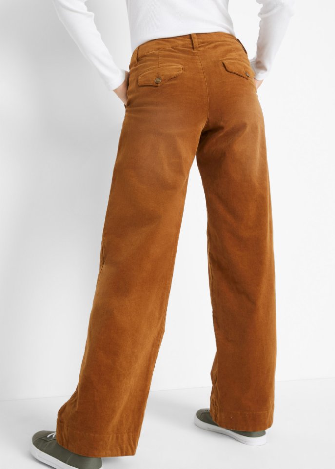 Stretch-Cordhose, Wide