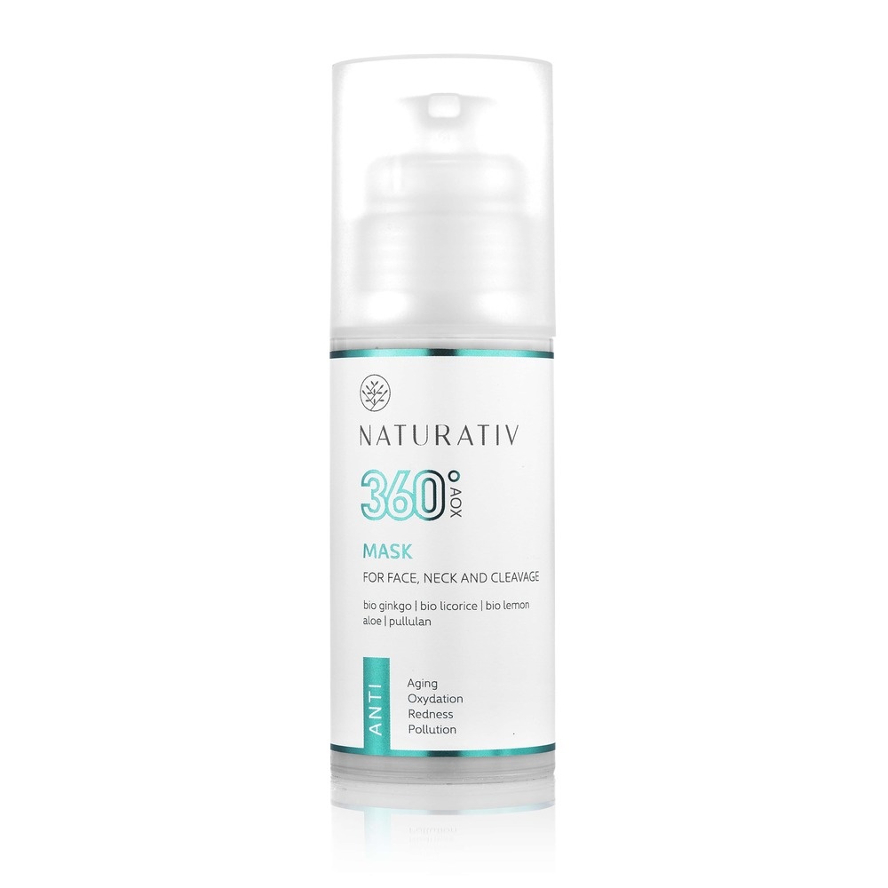 naturativ Face Mask 360°AOX - anti axidation, pollution, aging, redness Masque pour le visage