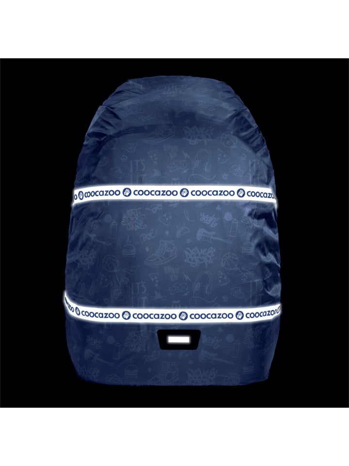 Coocazoo Regenhülle, reflektierend und wasserdicht in Blue günstig kaufen onesize