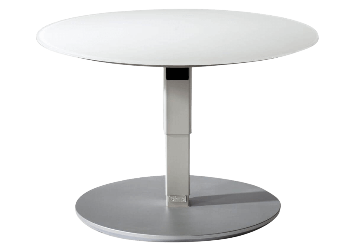Couchtisch 1866 Glas weiß matt 80 cm