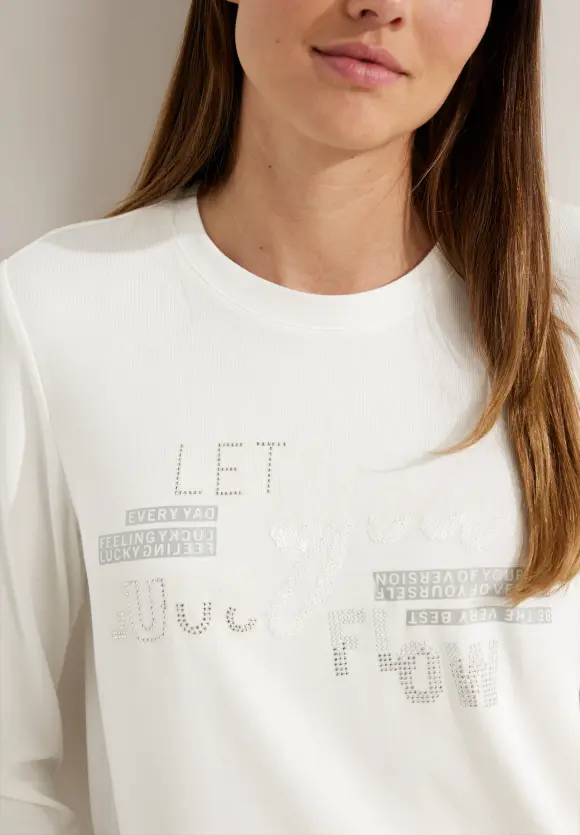 CECIL Langarmshirt mit Frontprint