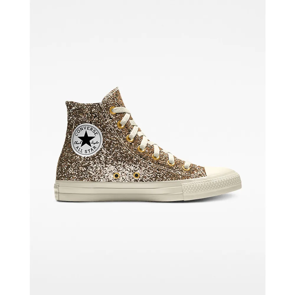 Converse Custom Chuck Taylor All Star Glitter By You 173144CHO23_GOLD / gelb