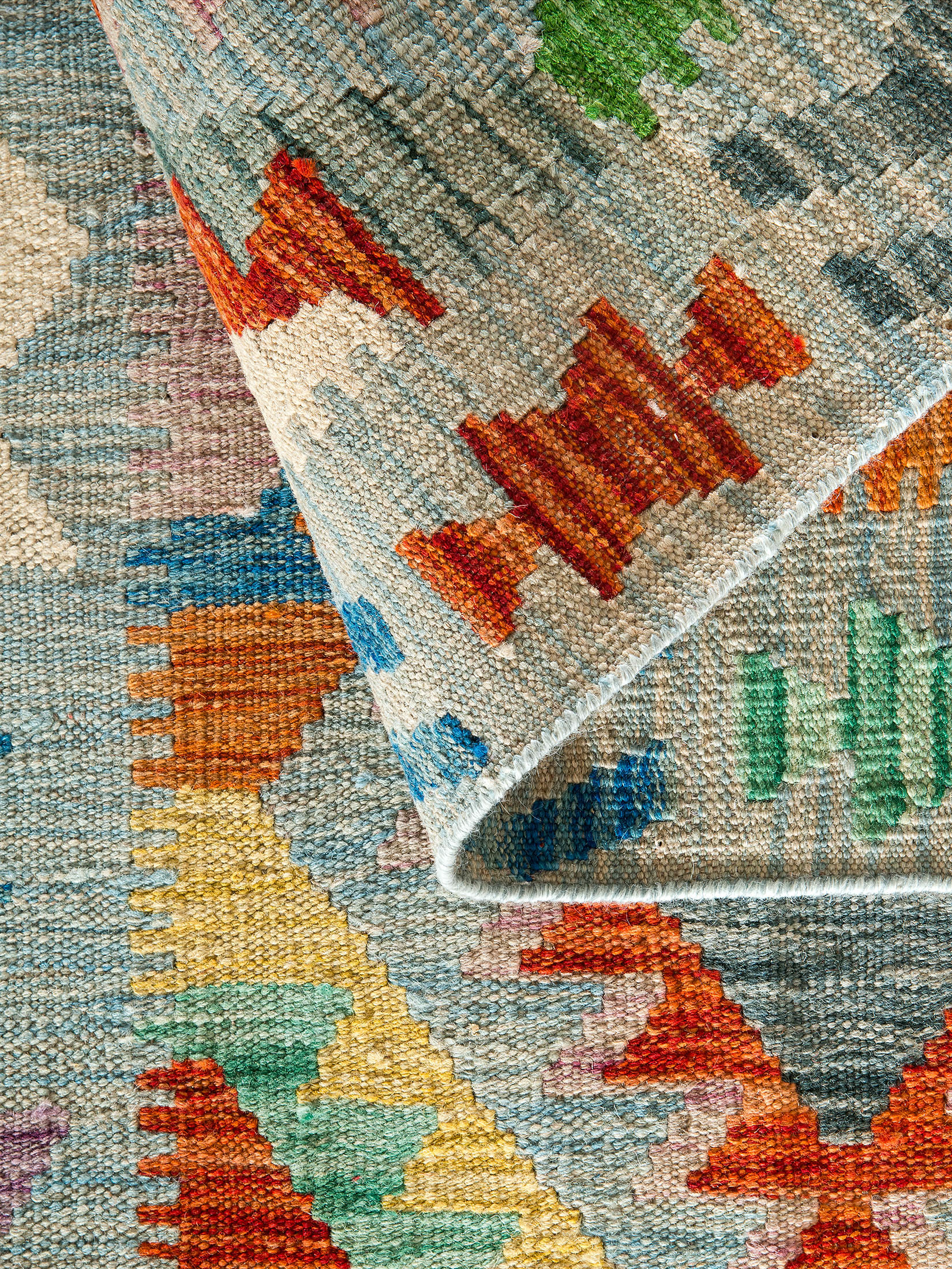 Afghan Kelim ca. 75 x 201 cm, Unikat / Einzelstück