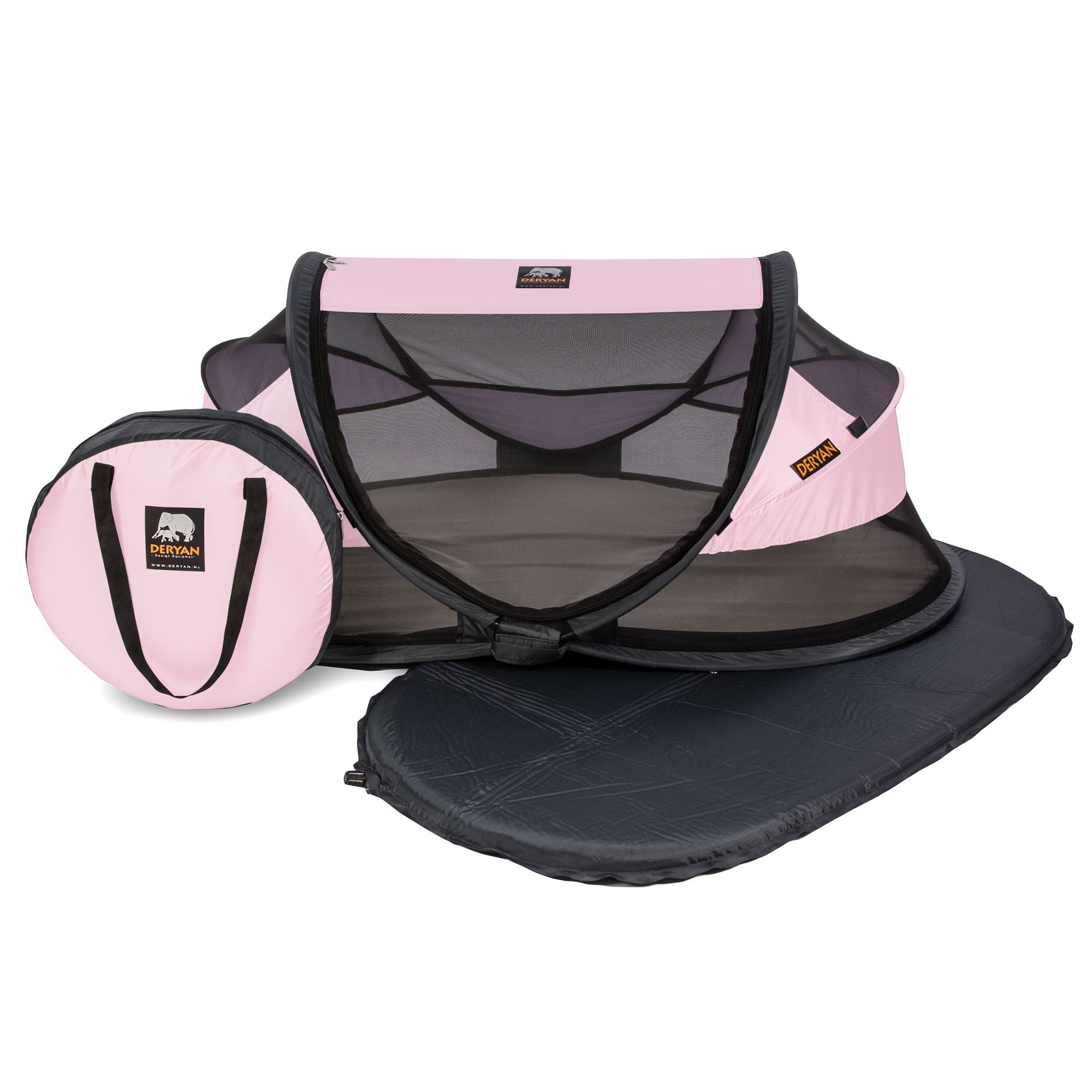 Deryan Baby Luxe Rosé Campingbett