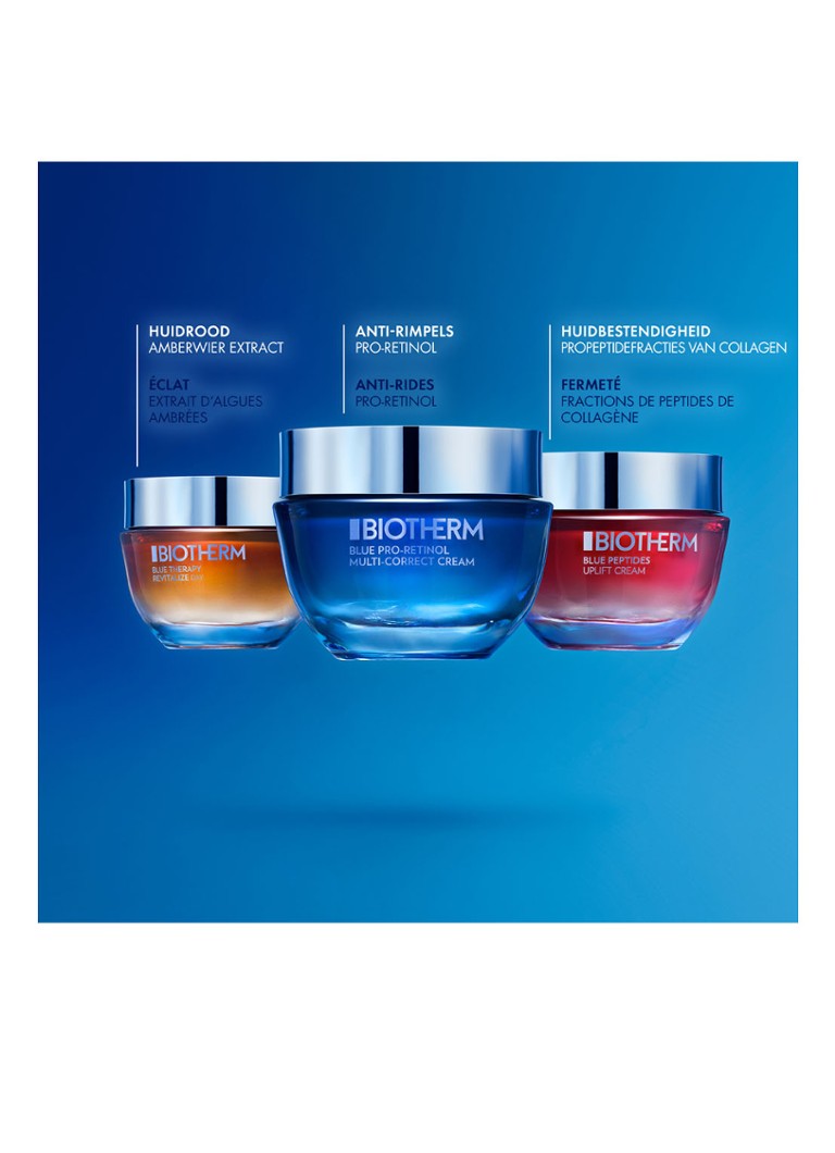 Cremă fermă Biotherm cu peptide albastre – Cremă de zi și de noapte