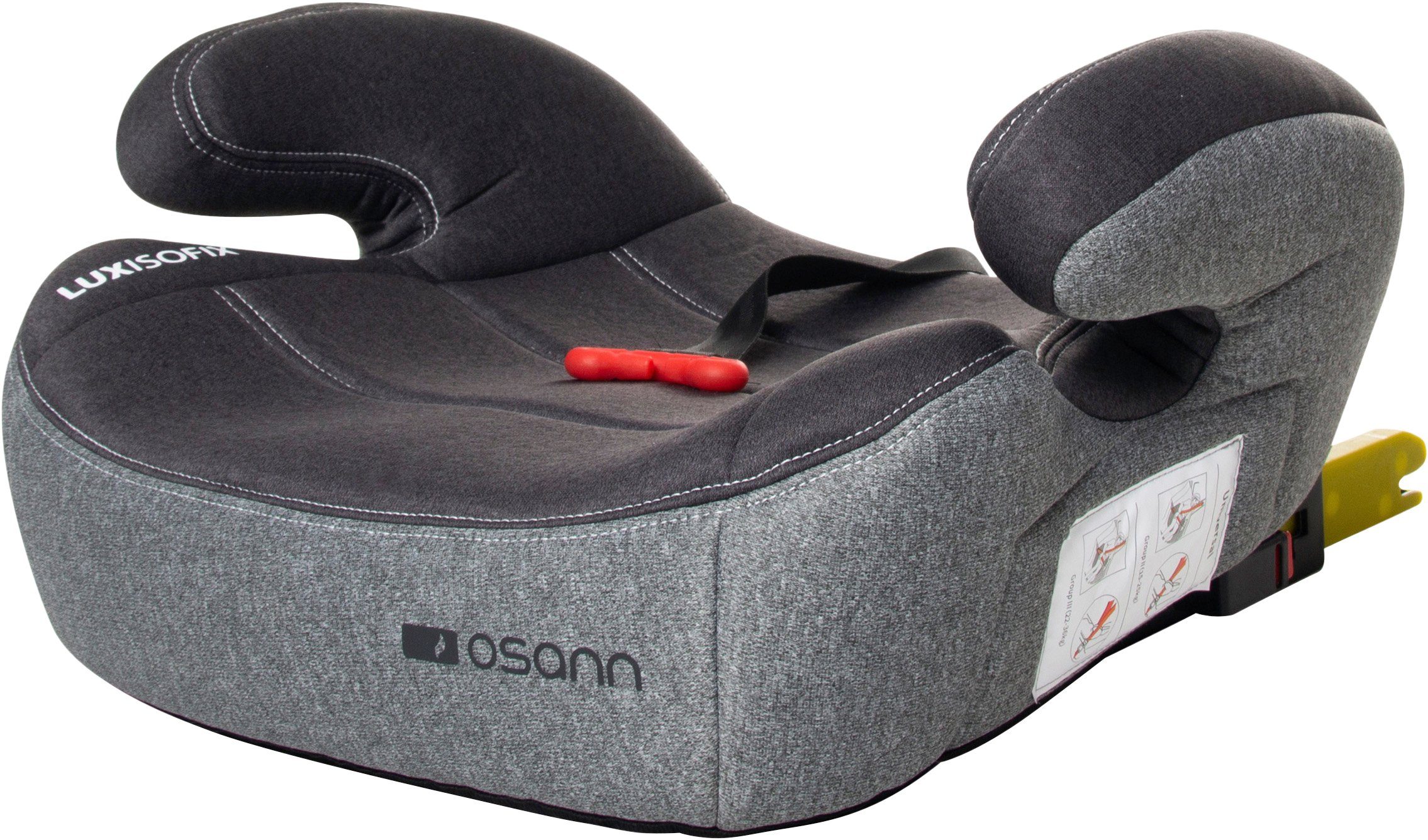 Osann Kindersitzerhöhung LUX Isofix Universe Grey, ab: 15 kg, bis: 36 kg, (1-tlg), ab 3 bis ca. 12 Jahren