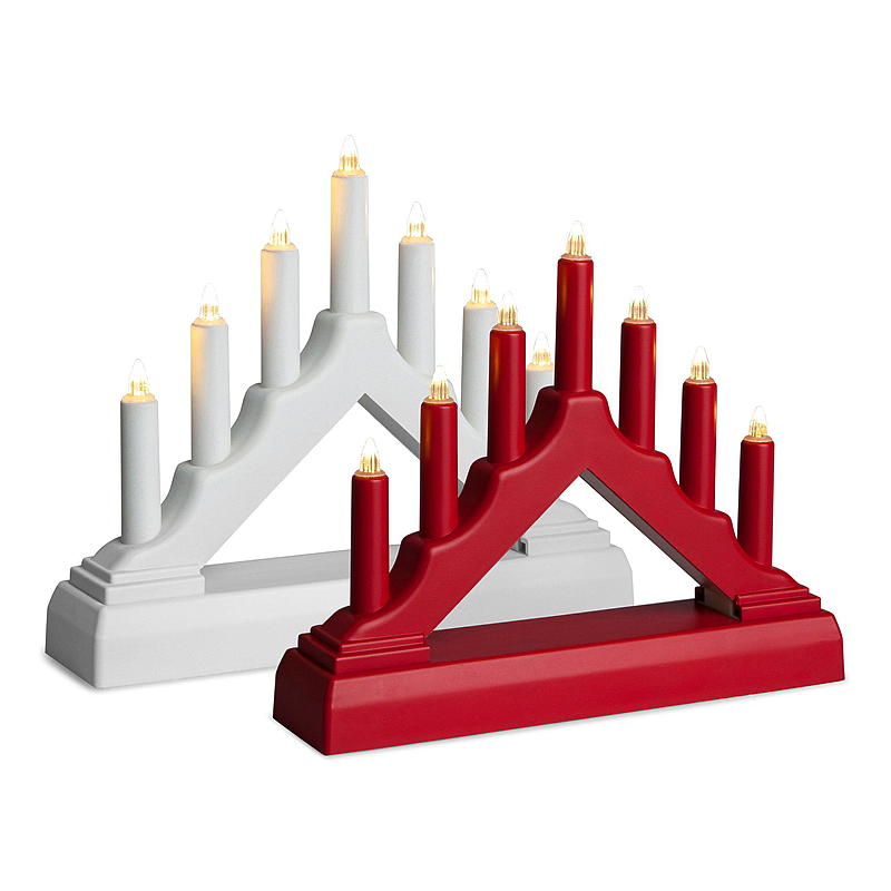 Light IT Adventsstake 7-armet, skinne