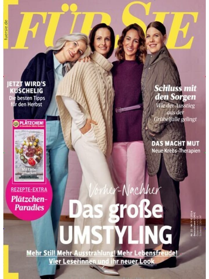 Hubert Burda Media 24 x FÜR SIE Zeitschrift (Gutschein für Jahres Abo) günstig kaufen onesize