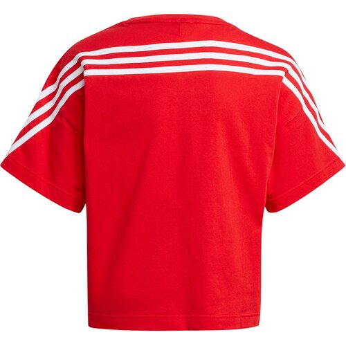 ADIDAS KINDER ORGANIC COTTON FUTURE ICONS SPORT 3-STREIFEN LOOSE T-SHIRT