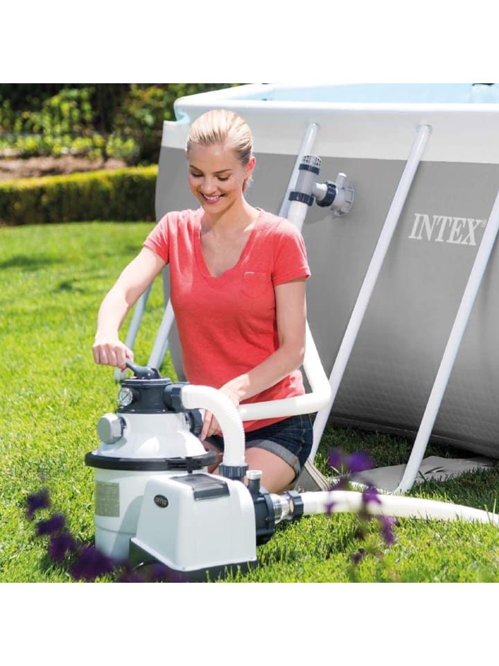 Intex RCD Sandfilterpumpe - SX1500 (4,5m³l/hr, bis 20m³ Pool) in weiß günstig kaufen onesize