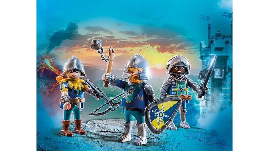 PLAYMOBIL 70671 - Novelmore - 3er Set Novelmore Ritter