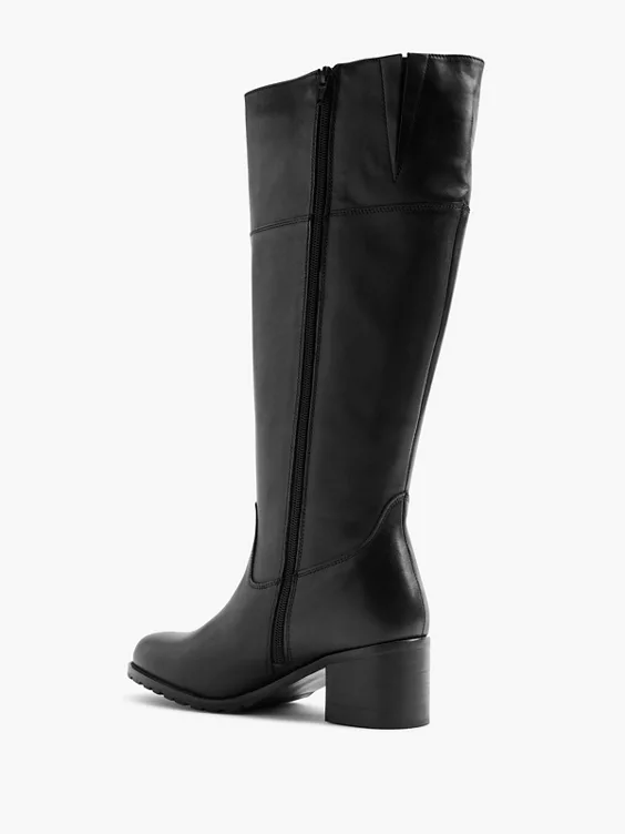 5th Avenue Leder Weitschaftstiefel