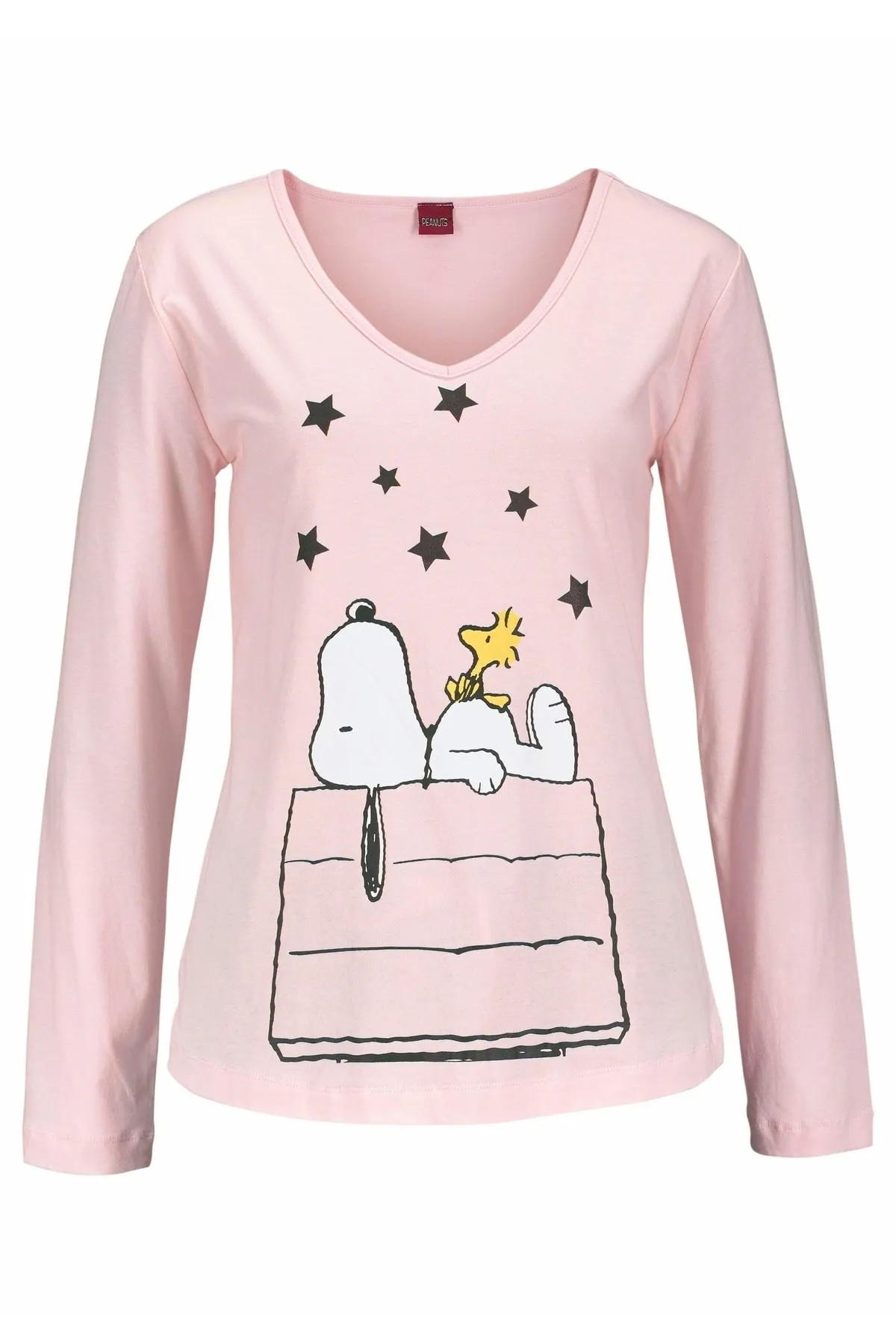PEANUTS  Pyjama set - Rosa - Unifarben