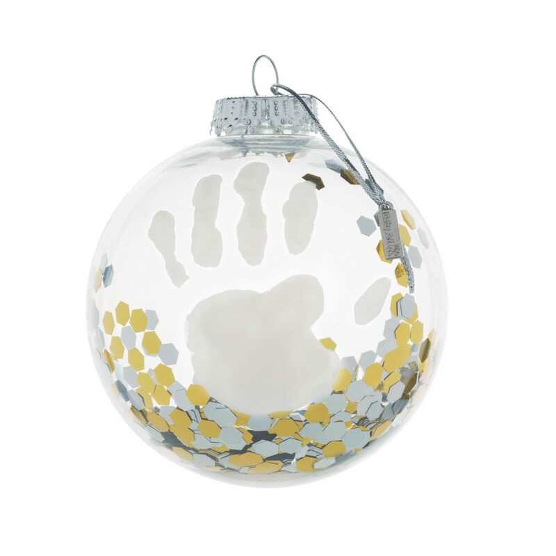 Boule de Noël Confettis personnalisable Baby Art