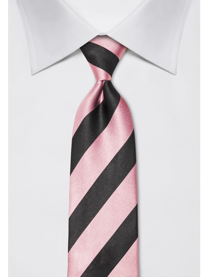 Vincenzo Boretti Krawatte in rosa günstig kaufen onesize