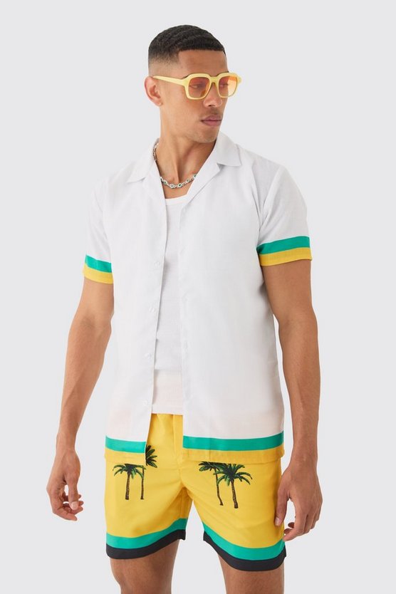 Regular Resort Hemd & Badehose