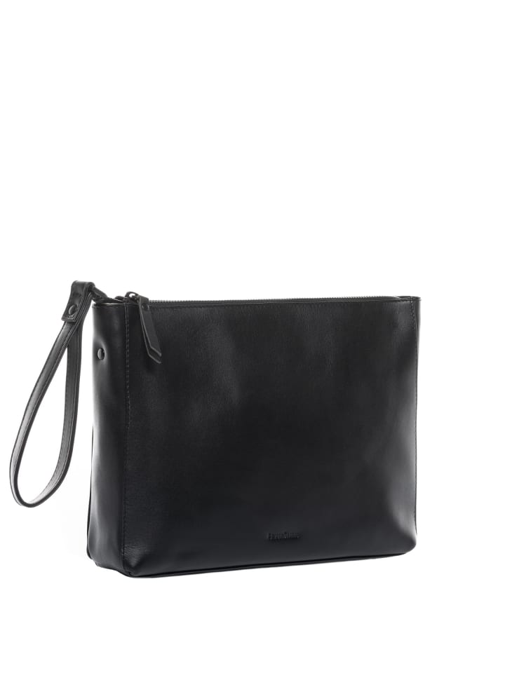 FEYNSINN Leder-Umhängetasche & Clutch echt Leder Schulter groß schwarz in schwarz günstig kaufen onesize