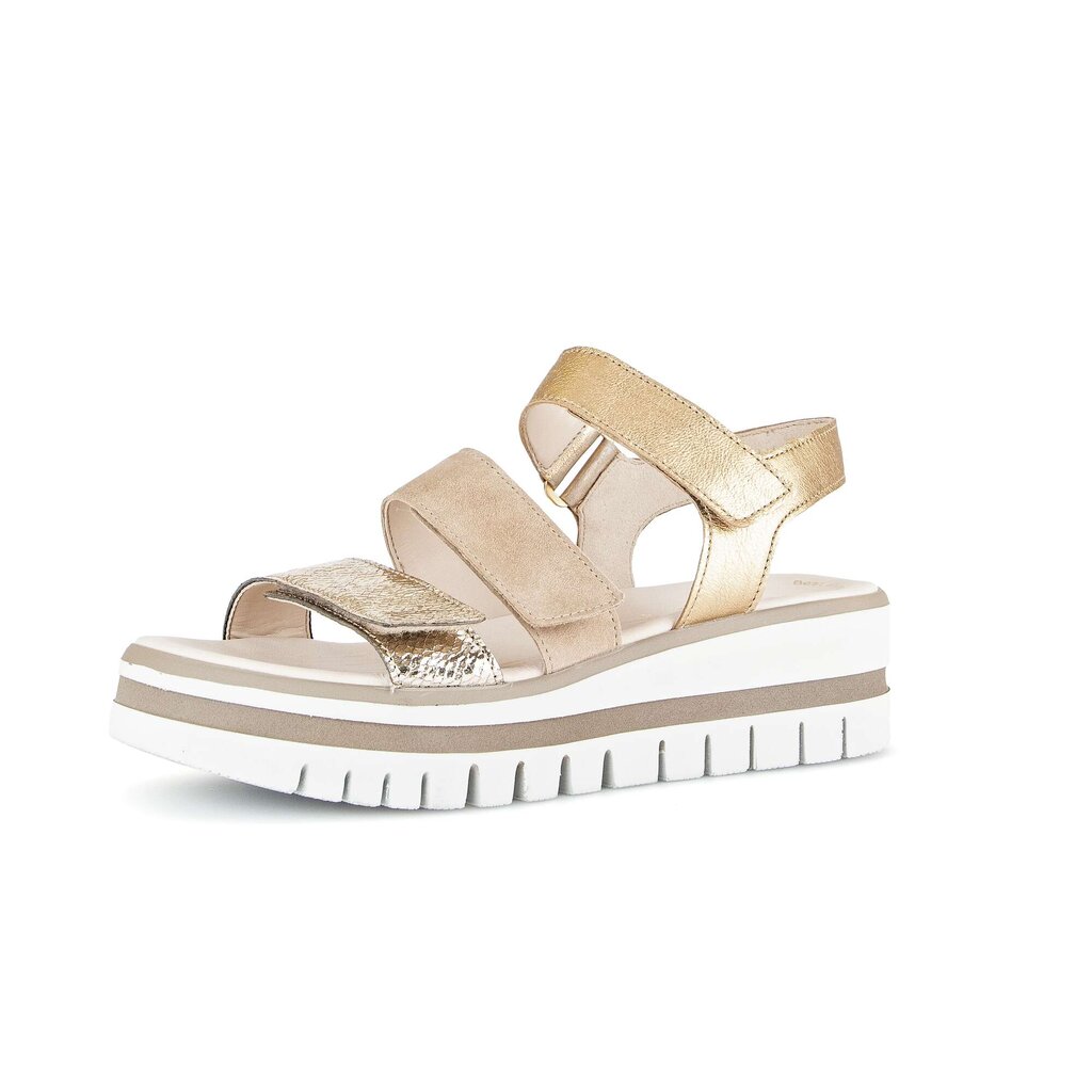 Gabor fashion Plateau Sandale gold