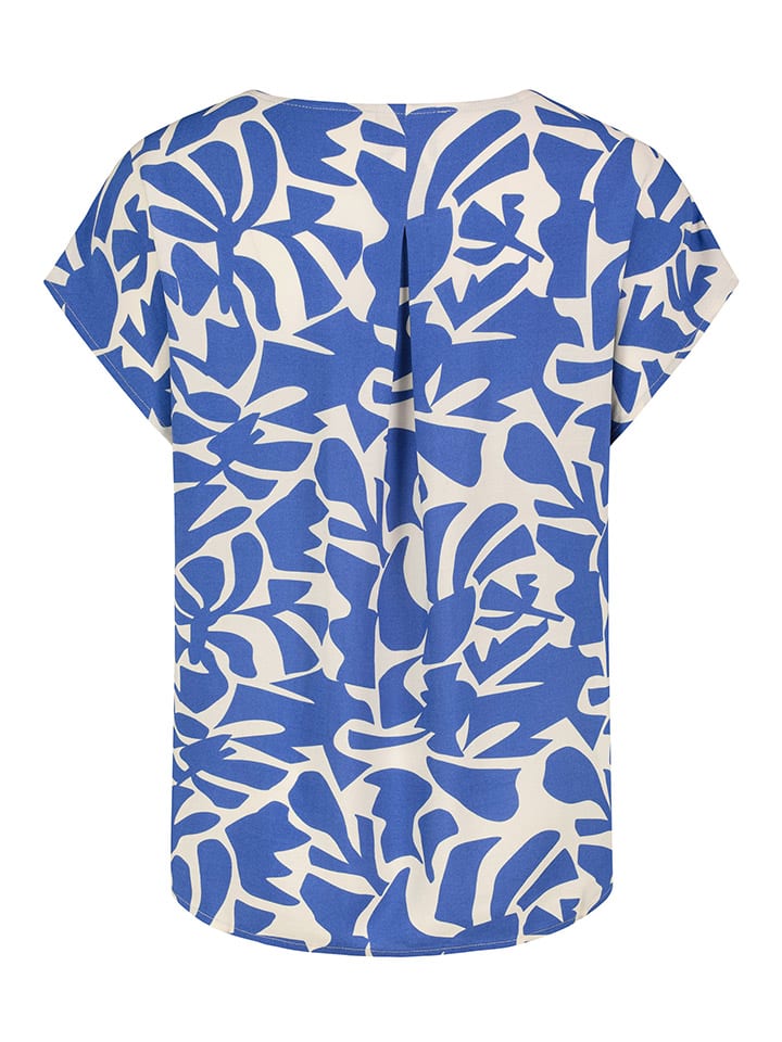 Sublevel Bluse in Blau/ Weiß günstig kaufen
