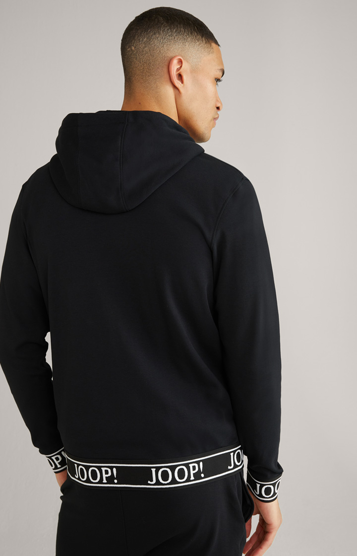 Sweatjacke in Schwarz