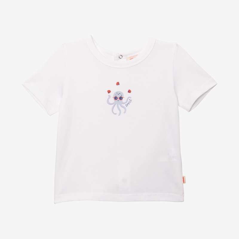 T-shirt bébé garçon octopus blanc Catimini