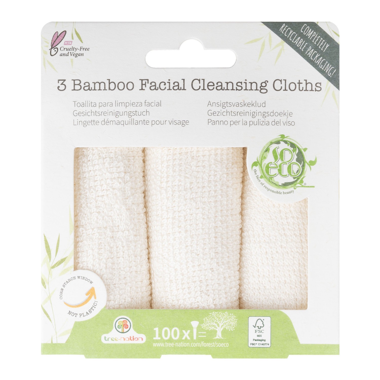 Ensemble SoEco avec 3 chiffons de nettoyage