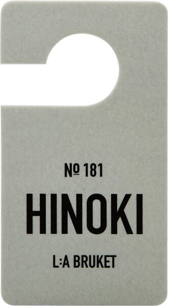 L:A Bruket No. 181 Fragrance Tag Hinoki Raumduft