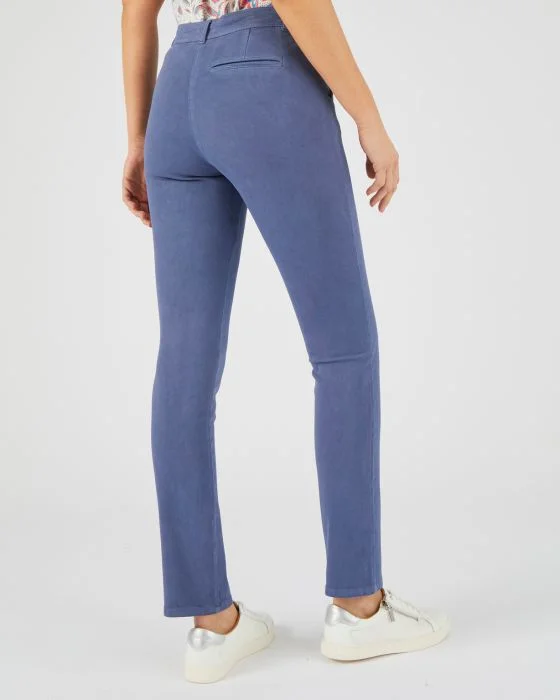 Pantalon bi-stretch effet ventre plat